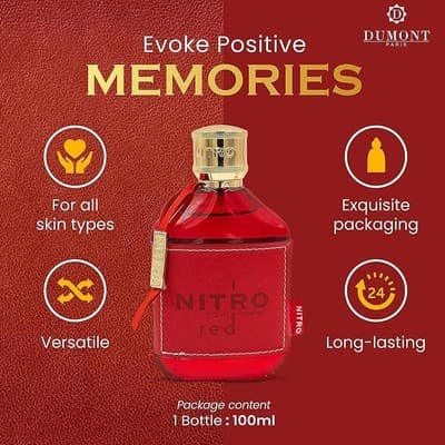 【YD】Nitro Red Dumont Edp Original 100 ml Parfyme Herreduft/