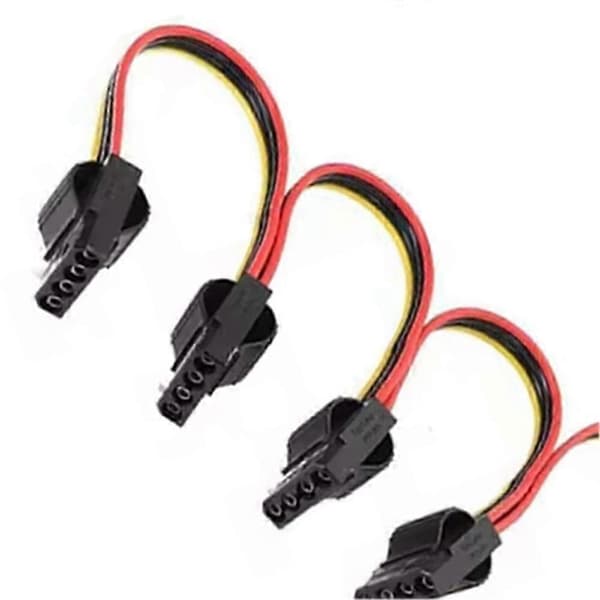 12V DC 5525 til 4 IDE harddisk strømkabel DC 12V til 4 IDE harddisk kabel spenningsregulator topp