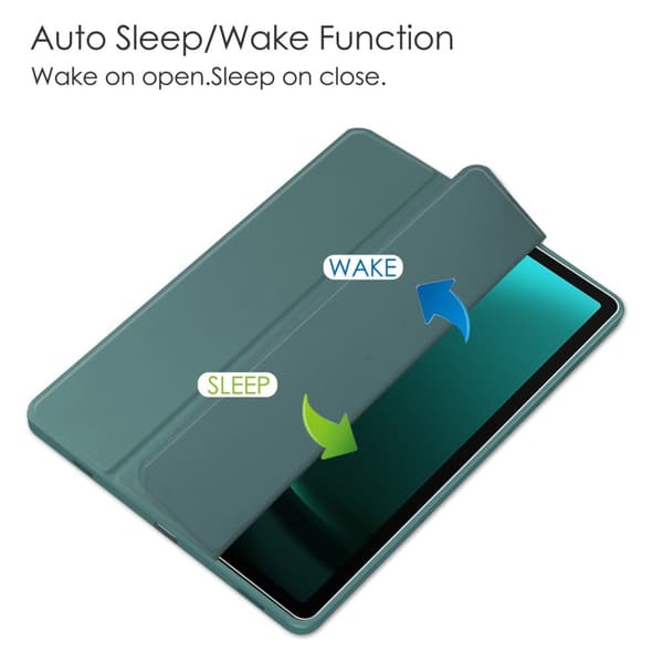 【YD】Galaxy Tab S9 FE Plus Deksel Hybrid Pennholder Grå 283