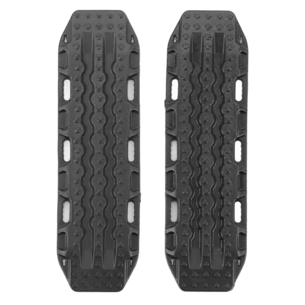 1 Pair of Black Plastic Sand Ladders for 1/18 1/24 Scale RC Cars - Non-Slip Escape Plates for Simulation Escape Board