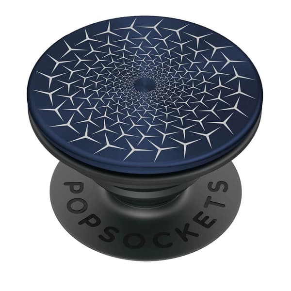【YD】PopSockets Irrotettava ote jalustatoiminnolla LUXE Spin BackSpin Alum Propeller Blå 10