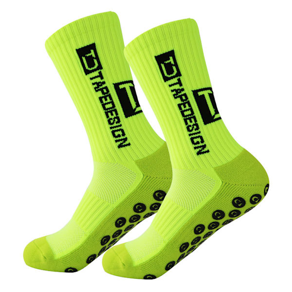 Halkfria fotbollsstrumpor för sport Fluorescent green