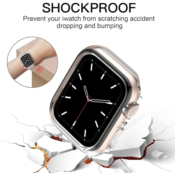 Apple Watch 7/8 shell PC Transparent (45 mm)