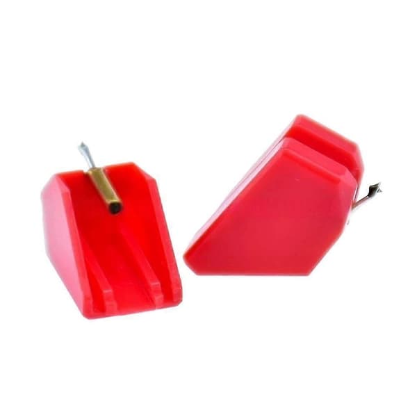 2 STK Erstatnings platespillerstift kompatibel med Technics P30 EPS30CS EPS24CS EPS25CS SLBD2 SLDD2 platespillerstift Red