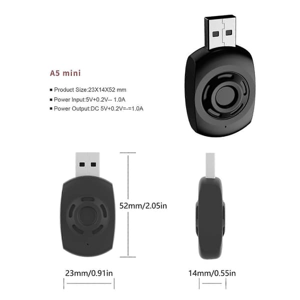 Kablet til trådløs 2 i 1 boks 5G Wifi & Bluetooth-kompatibel 5.0 automatisk ikke-induktiv forbindelse Multicolor
