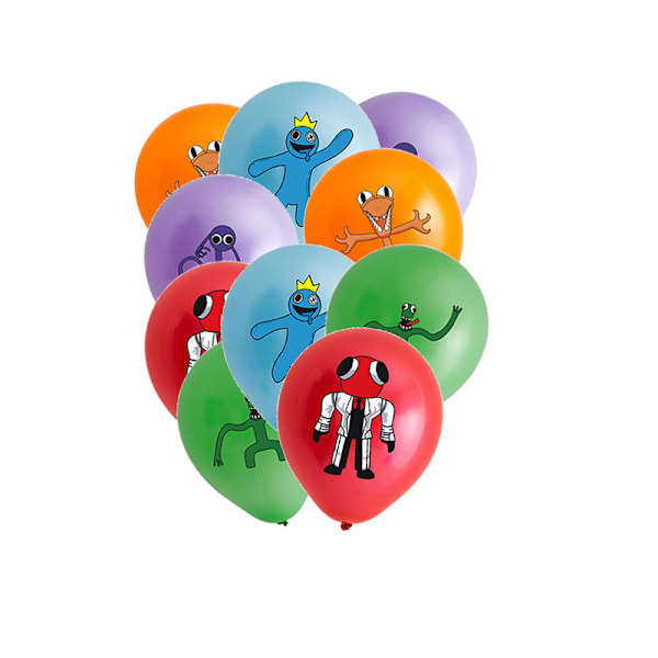 Rainbow Friends festartikler Large row of plugs