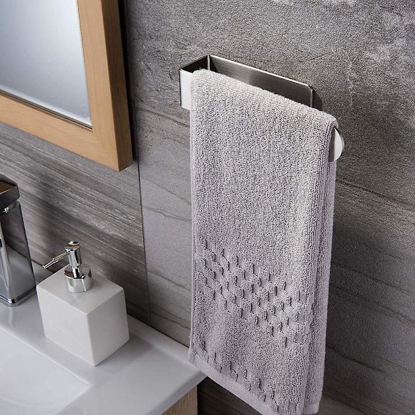 Självhäftande badrumshandduksstång Stick On Wall-kort