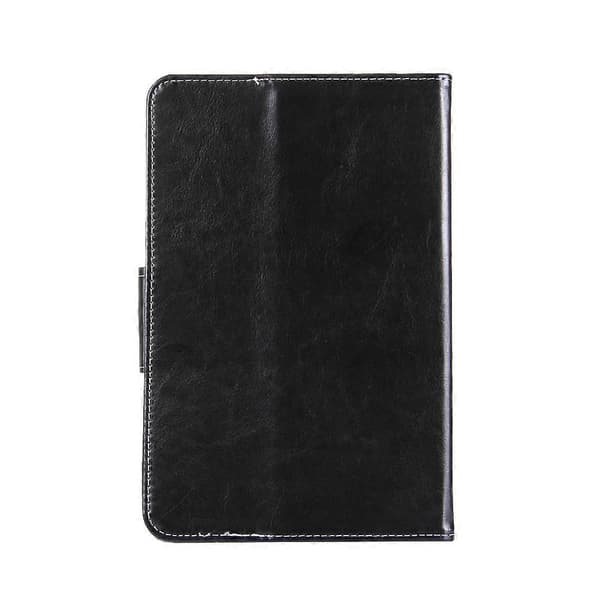 (Ny) Crazy Horse tekstur PU-etui til 7 tommer tablet-pc Black