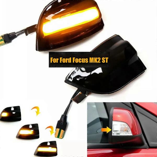 【BQ】Til Ford Focus MK2 ST KUN 04-08 PRE-FACELIFT BLANK SORTE LED-BLINKLYS
