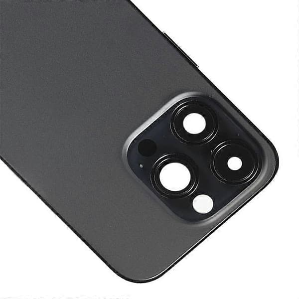 (Ny) För iPhone 14 Pro Batteribaksida med Ström + Volym Flexkabel + Trådlös Laddningsmodul Black China Version