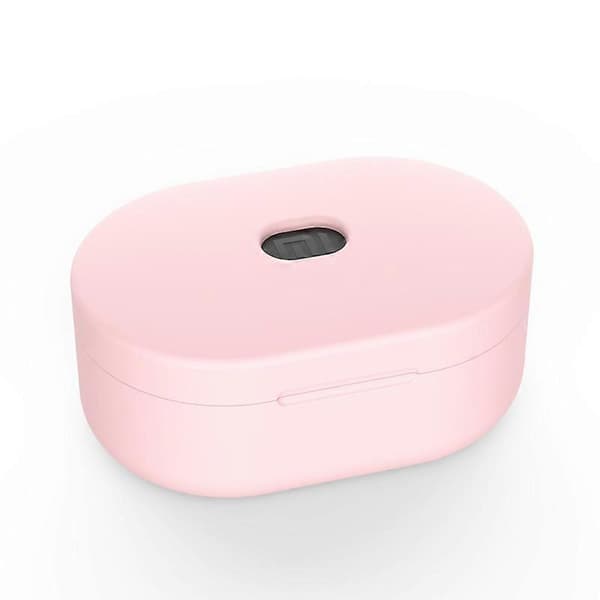 (Uusi) Bluetooth-kuulokkeiden silikonikotelo Redmi AirDottseille Light Pink