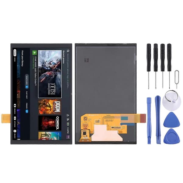 (Ny) Til Steam Deck OLED KOMPATIBEL HD Version LCD-skærm med Digitizer Fuld Samling Inte angivet