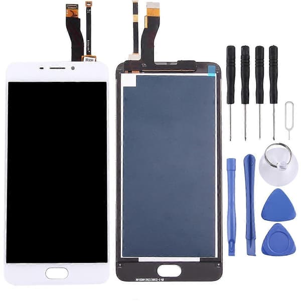 TFT LCD-skärm för Meizu M5 Note / Meilan Note 5 med Digitizer komplett montering White