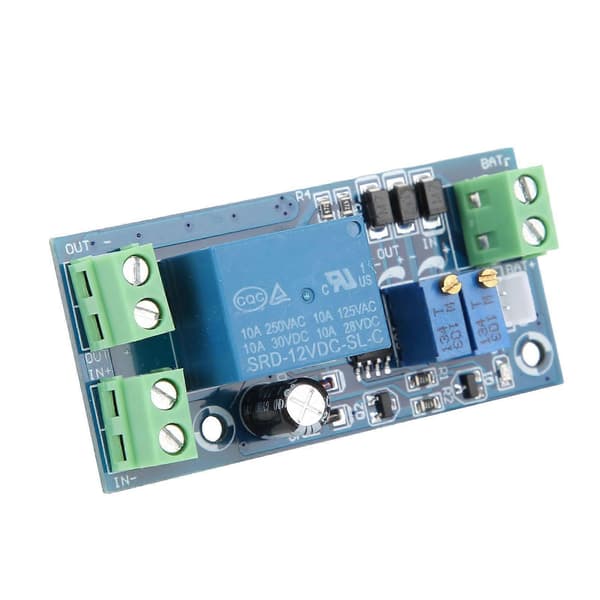 Batteribeskyttelseskort Underspenning Overutladning Automatisk ladekontrollmodul DC12V