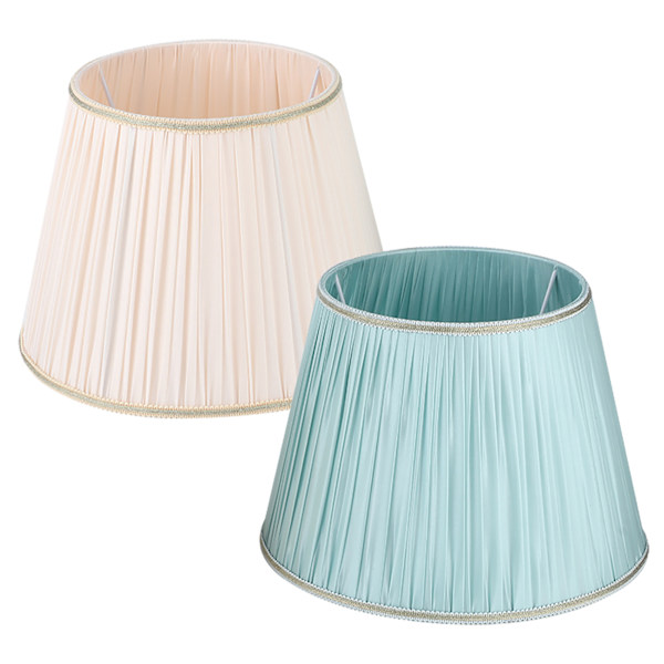 2 stk. E27 Moderne Stof Lampskærme Bordlampe til Stue & Soveværelse Dekoration