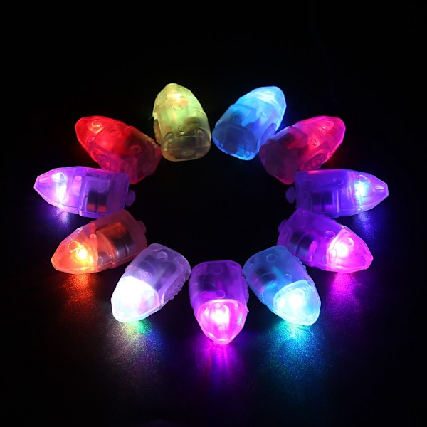 1 Set/50 st LED-lampor Vattentäta för Papperslyktor Ballong Bröllop Fest Dekoration Flerfärgad