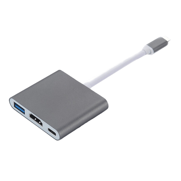 【YD】INF USB-C Multiportadapter til USB (PD), USB-C, 4K HDMI-kompatibel