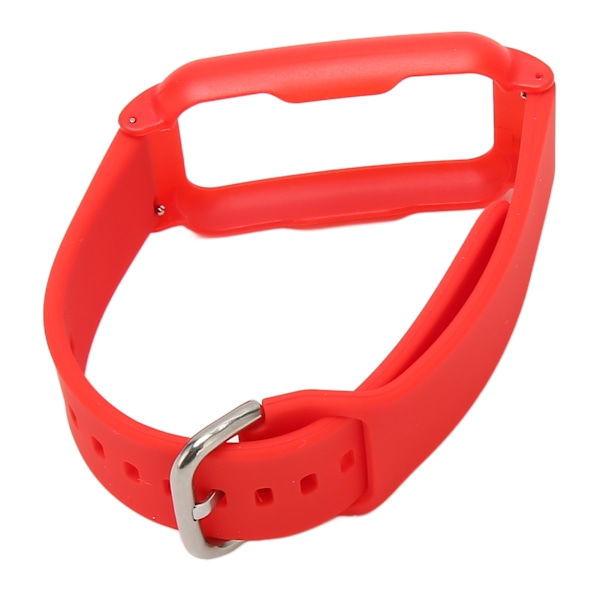 Säädettävä 20 mm vedenkestävä pehmeä silikoninen ranneke kotelolla, kevyt OPPO Free Red + Red Shell