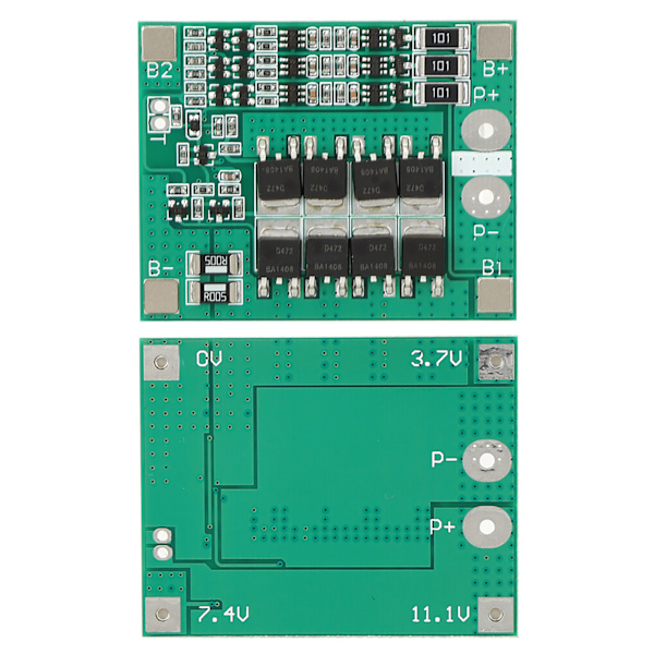 12V 40A Lithium Batteri Beskyttelseskort med Balance Ladningsfunktion