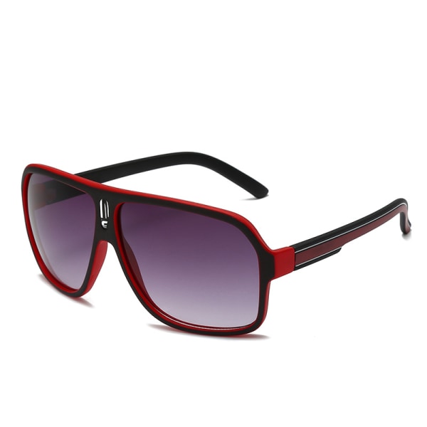 New Fashion Solglasögon Gradient Linser för män Svart Röd Gradient Grå Black red and gray