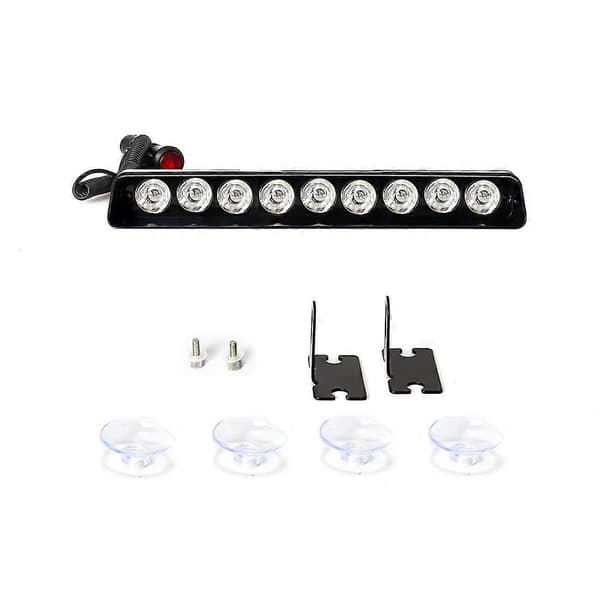 【YD】S1 9 LED Car Warning Light Strobe Flash Emergency Light Dashboard Indicator 12V Ultra Bright Red Blue Yellow White