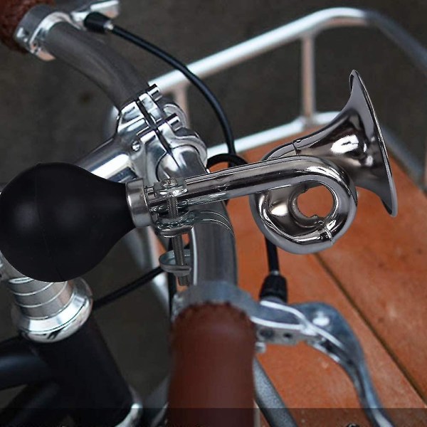 Bike Bugle Horn Sykkelklokke Universal 22,2mm Styre 2 Pakke