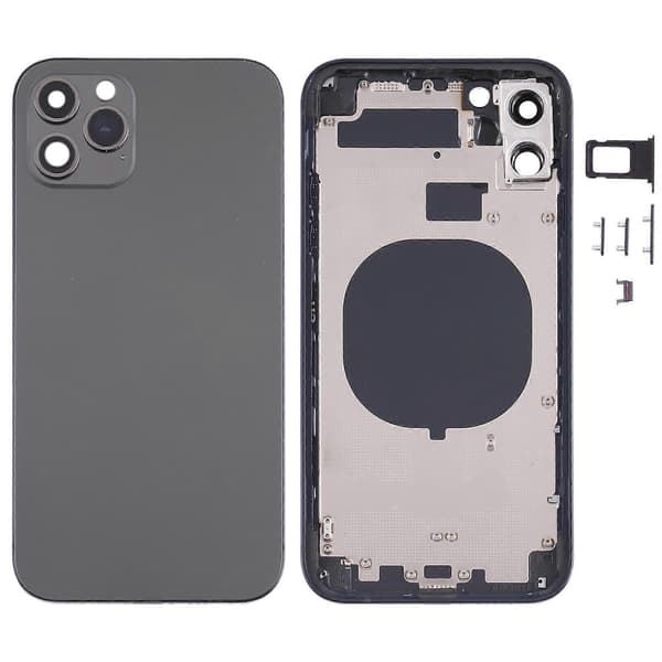 (Ny) Bagcover med udseendeimitation af iP13 Pro til iPhone 11 Black