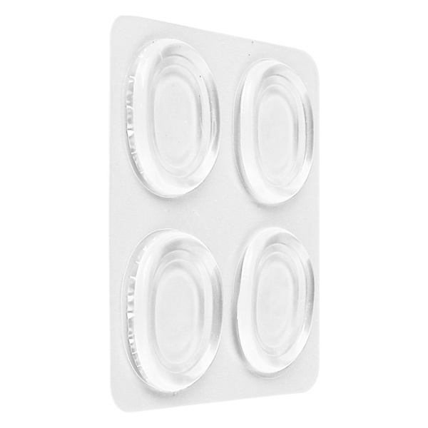 4 stk Drum Mute Pad Silikon Transparent Myk selvklebende Drum Dempere Lyddemper Pads