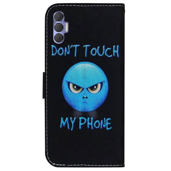 (Ny) För Tecno Spark 8P Färgad Ritning Läder Telefonfodral Anger