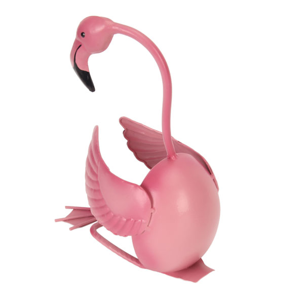 Flamingon Viiniteline - Rautainen Viinipidike Baaritiskiin, Keittiöön tai Ruokapöydän Koristeeksi
