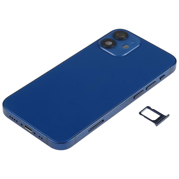 (Ny) Batteribakstycke för iPhone 12 Mini Blue
