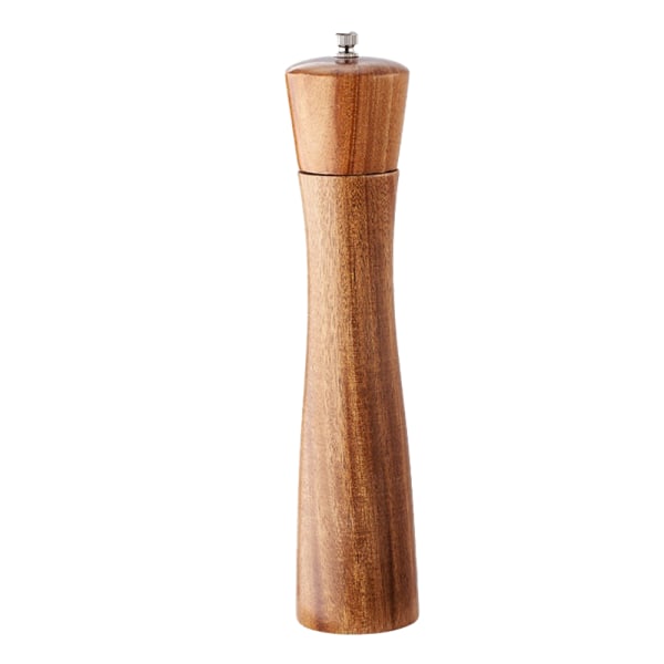 Wooden salt and pepper mill, refillable porcelain Acacia
