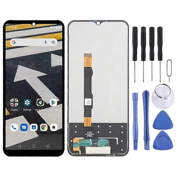 (Ny) Til CAT S53 LCD-skærm med Digitizer Fuld Samling (Sort) Svart