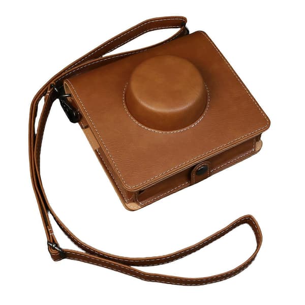 【YD】For Fujifilm Instax Wide Evo Camera Bag Portable PU Leather Protective Case with Shoulder Strap