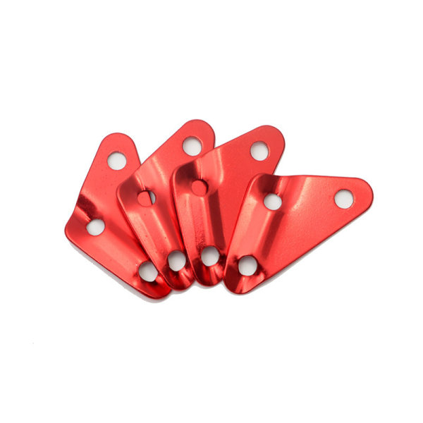 Aluminum alloy tent drawstring adjuster 7.5*4*5cm red 8 pcs