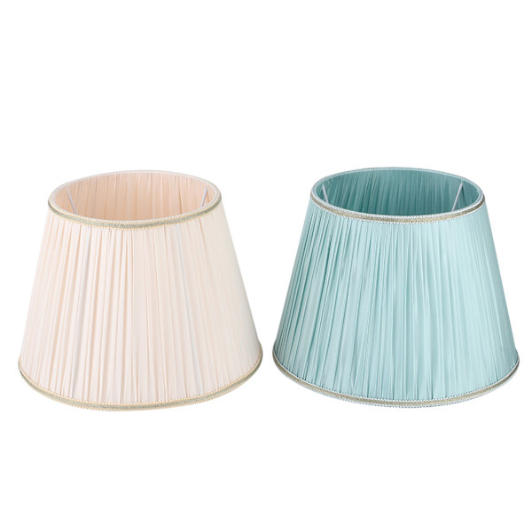 2 stk. E27 Moderne Stof Lampskærme Bordlampe til Stue & Soveværelse Dekoration