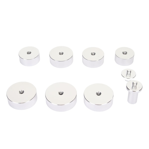 7-Delars Bezel Press Die Set - Professionell Reparationsverktygssats för Urboettlock i Rund Aluminiumlegering 27-40mm