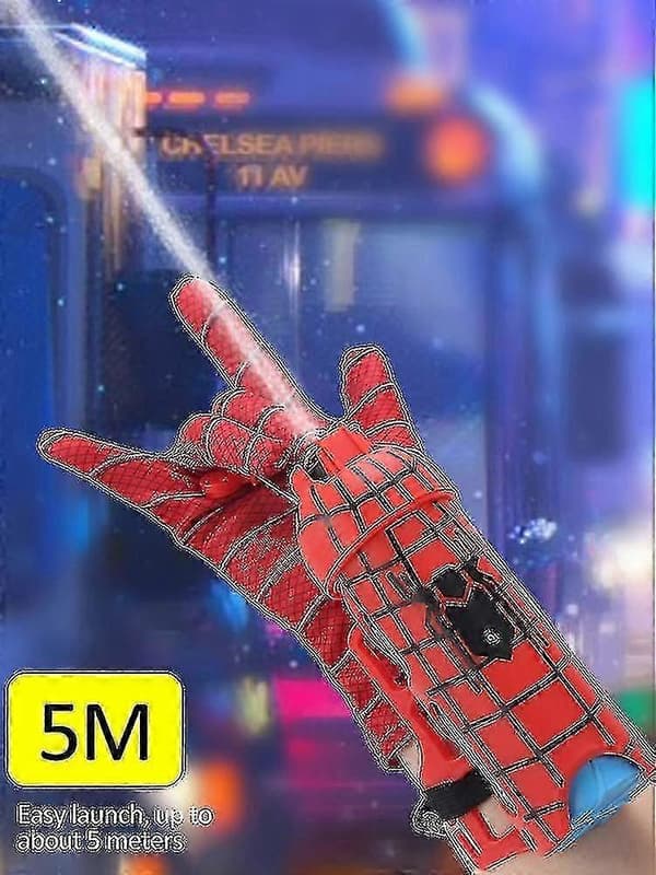 Spider-man Handske Web Shooter Hero Launcher Håndled Legetøjssæt Spiderman Armbeskyttere Legetøj-xh D