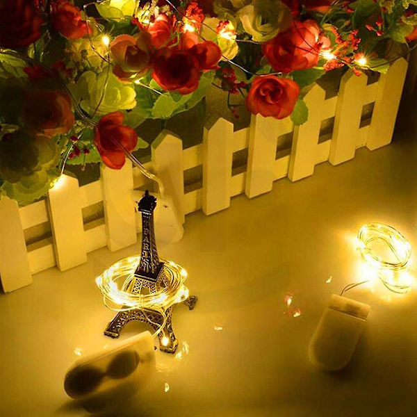16st LED-lampor Batteridrivna String Lights 20/30 Led