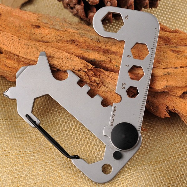 Multifunctional EDC outdoor gadget camping mountaineering key