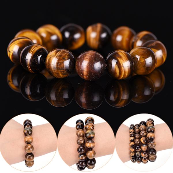 Tiger Eye Stone Lucky Bless Beads Miesten Naisten Korut