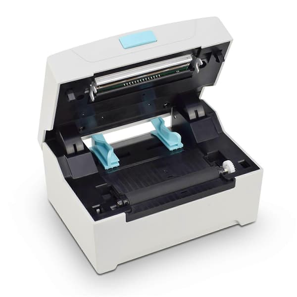 (Ny) ZJ-8600 76x130 Enkelt Papir Fragtbrev Express Bill Etiketprinter, USB + Bluetooth Version, EU Stik Not Specified