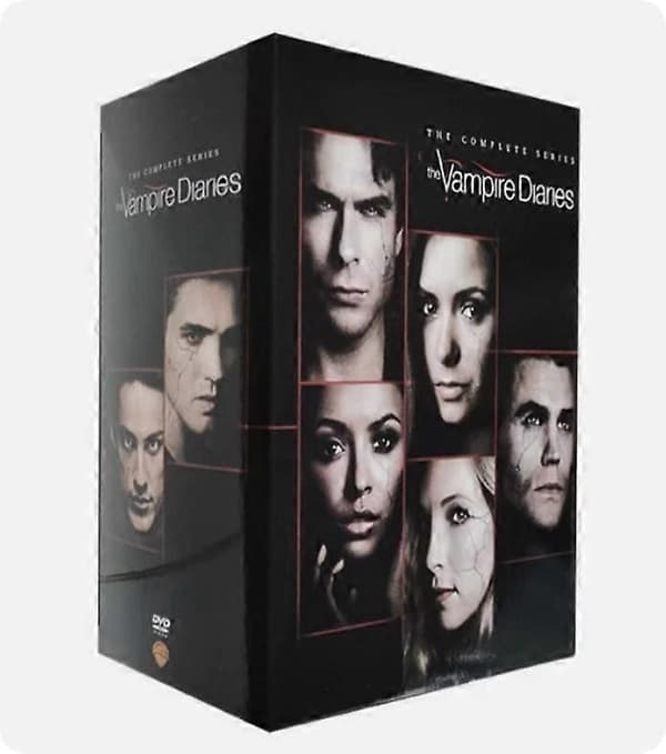 【YD】The Vampire Diaries: Den Komplette Serie Sæson 1-8 (DVD 38-Disc Box Set) engelsk version