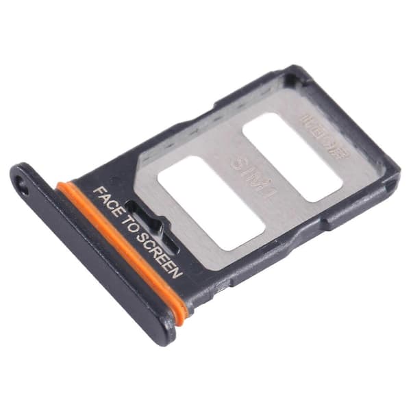 (Ny) För Xiaomi Poco F5 SIM-kortfack + SIM-kortfack Black