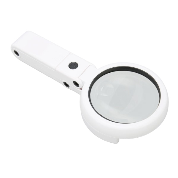 Justerbar Håndholdt LED Forstørrelsesglass med Sammenleggbart Stativ - 22X og 10X Forstørrelse for Lesing, Smykker og Håndverk