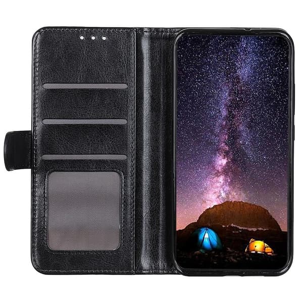 Motorola Moto G31 / G41 Etui Retro Læder Sort 65