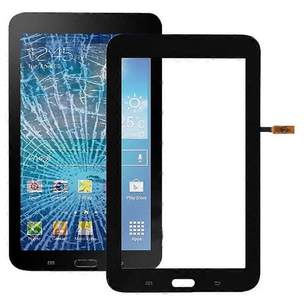 (Ny) Til Galaxy Tab 3 Lite 7.0 / T110 Kun WiFi-version KOMPATIBEL Touch Panel Digitizer Black