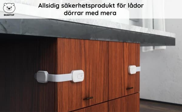 [YD]10X Barnesikring for skuffer Hvit Vit one size