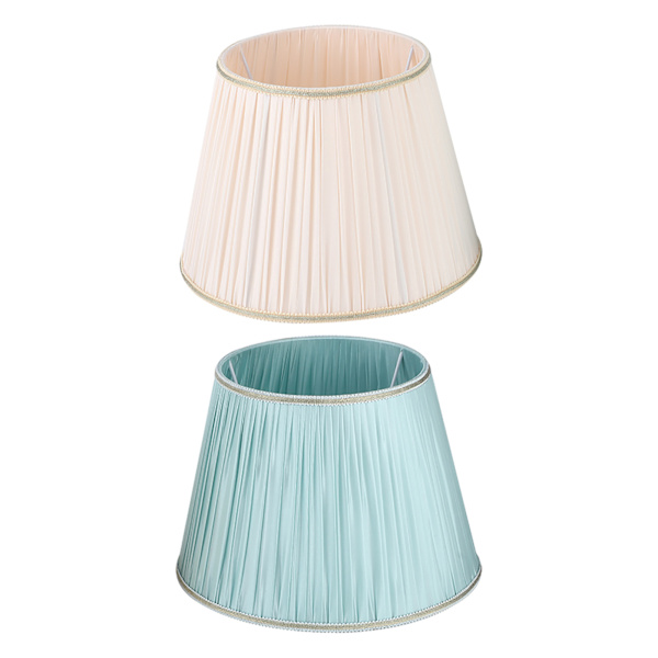 2 stk. E27 Moderne Stof Lampskærme Bordlampe til Stue & Soveværelse Dekoration