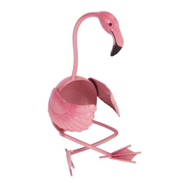Flamingon Viiniteline - Rautainen Viinipidike Baaritiskiin, Keittiöön tai Ruokapöydän Koristeeksi